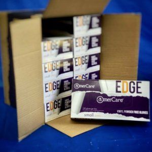 CASE of 1000 Vinyl Gloves-Latex-Free-Powder free-SIZE SMALL-FREE & FAST SHIPPING